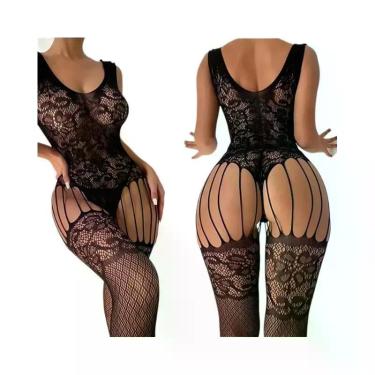 Imagem de Lingerie De Rede Transparente Sem Costura, Body Sexy Ultra Quente - PC