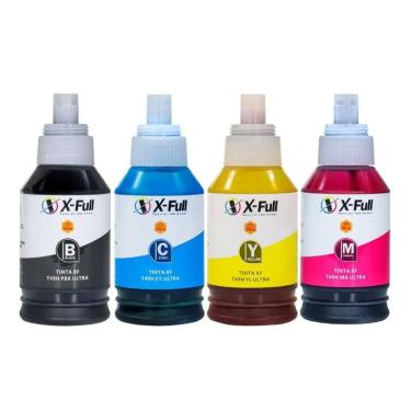 Imagem de Kit de Tintas XFull T49H  4 Un de 140 ml para Impressoras SCT3100X SCT