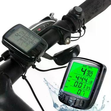 Imagem de Velocímetro De Bike Lumi Magnético Ciclo Computador E Tempo Luz Noturn