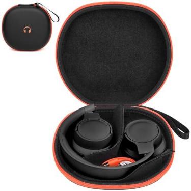 Imagem de Capa rígida compatível com JBL Tune 720BT/ 770NC/ Live 770NC/ 660NC/ 650BT/ 670NC/ 710BT/ 760NC/ 700BT/750BT Fones de ouvido sem fio Bluetooth (apenas caixa) - Preto