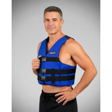 Imagem de Colete Flutuador Simetria - Prolife, Azul, EG (Até 130Kg)