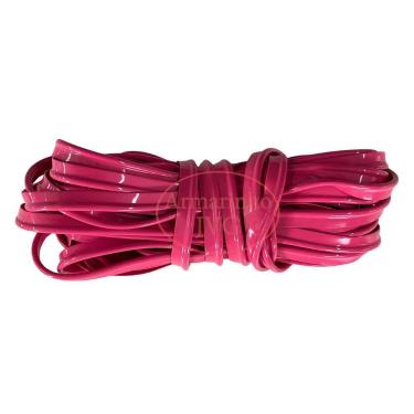 Imagem de 50m Vivo Pink Costura Acabamento PVC Bolsa Mochilas Mala Plástico - Se