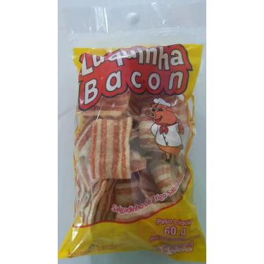 Imagem de salgadinho de bacon 60g fardo com 30und - Luquinha