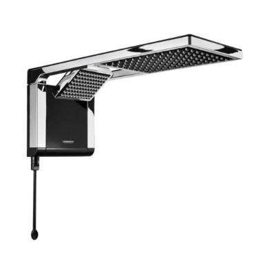 Imagem de LORENZETTI Chuveiro Acqua Duo 220V 7800W, 7510104, Preto/Cromado, Pequeno
