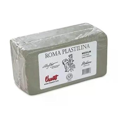 Imagem de Massa de Modelar Chavant 900 g Cinza-Verde Médio