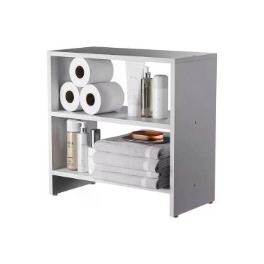 Imagem de Gabinete Armário Organizador Para Banheiro 50cm Branco