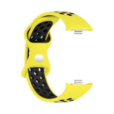 Imagem de Pulseira De Silicone Bicolor Respirável Para Xiaomi Band 8 pro - Repos