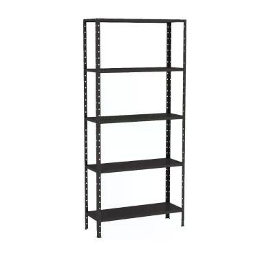 Imagem de Estante Aço EAF005 sem Porta 5 Prateleiras Aço 80CM Preto Elite Aço
