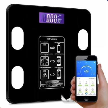 Imagem de Balança Bioimpedância Digital Corporal Banheiro 180 Kg App - Art House