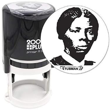 Imagem de Carimbo de tinta própria Harriet Tubman 5 cm – perfeito para notas de 20 dólares