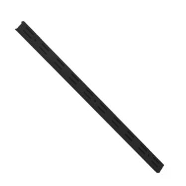 Imagem de Trilho Duplo Em Aço 150cm Preto - Td-150-pr - Multivisão