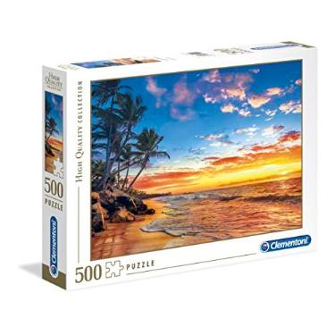 Imagem de Clementoni - 35058 - Collection Puzzle for Adults and Children - Paradise Beach - 500 Pieces