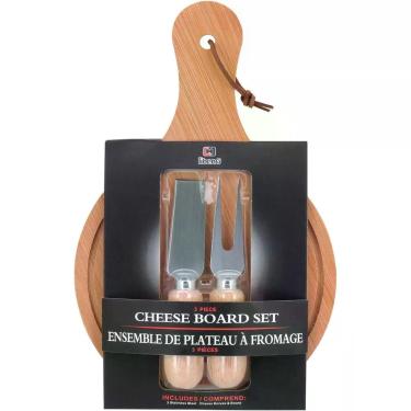 Imagem de Cheesy Jg P/ Queijo Bambu Natural 3Pç