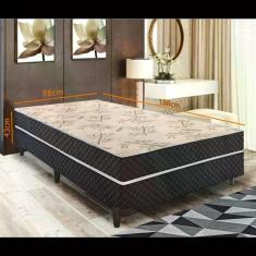 Cama Box Solteiro Conjugada Premium 188x88x43 - Colchão dos Sonhos