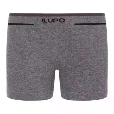 Imagem de Cueca Lupo Boxer Microfibra Sem Costura Infantil 137-010, Cinza mescla
