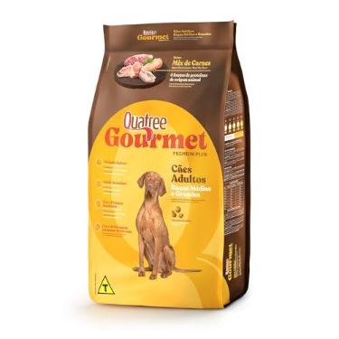 Imagem de Quatree Gourmet Ração para Cães Adultos Raças Médias e Grandes Sem Corantes 20kg Pbr
