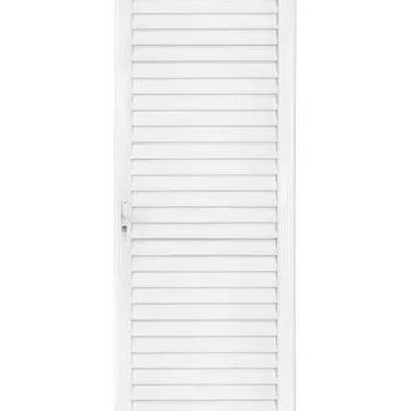 Imagem de Porta Palheta Alumínio Branco 2,10x0,60 Linha 25 (Lado Esquerdo) - ALL