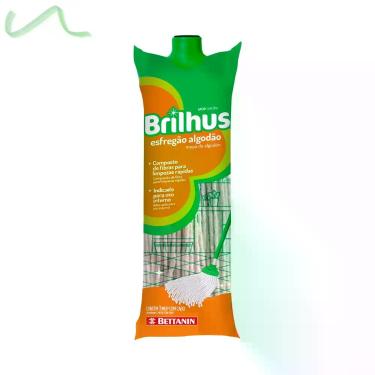 Imagem de Refil Mop Esfregão Algodão Resistente Brilhus Bettanin - Betanin