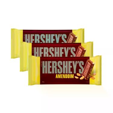Imagem de Kit 3 Chocolate Hershey's Amendoim 75g