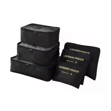Imagem de Kit Organizador de Viagem com 6 pcs - Vivaxx, Sortido