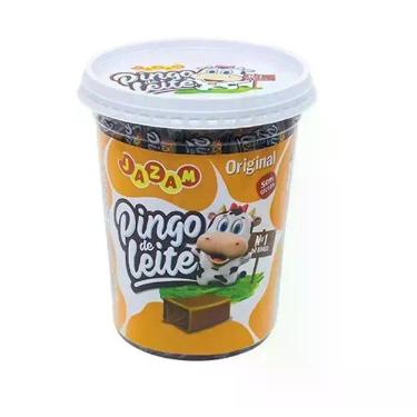 Imagem de Kit 4 Potes C/ 50 Unidades Pingo De Leite Jazam 500g