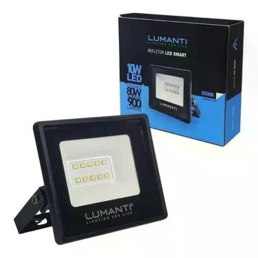 Imagem de Refletor Led Smart Eco 10w 6500k Branco 6500k - LUMANTI