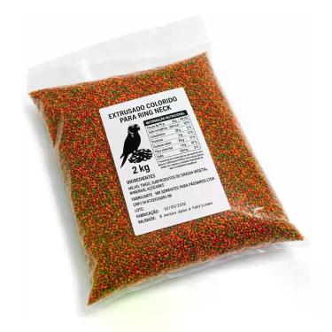 Imagem de Alimento Extrusado Colorido para Ring Neck com Fibras Vitaminas e Mine
