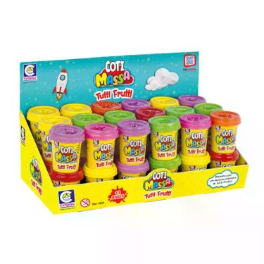 Imagem de Massinha Cotti Massa Tutti Frutti Caixa Display com 36 unidades Cotipl