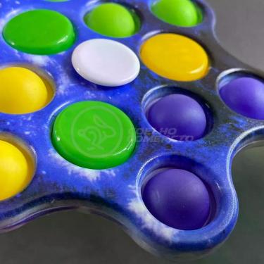 Imagem de Hand Spinner Pop It Led Luminoso Tiktok Sensorial Azul