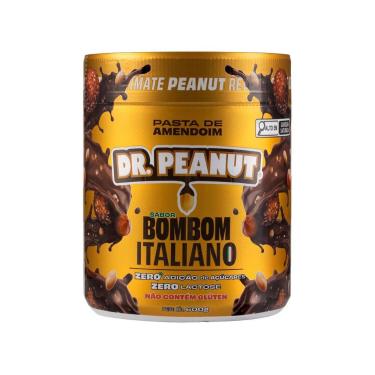 Imagem de Pasta de Amendoim Pro com Whey Protein Dr. Peanut Bombom Italiano 600g