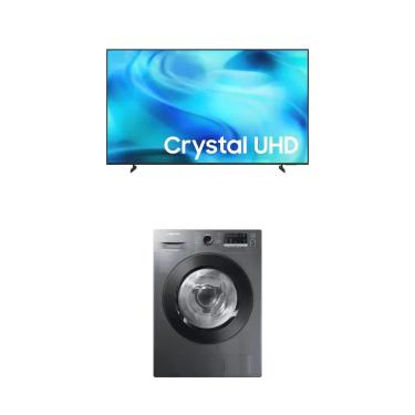Imagem de Lava e Seca WD11M 127V + Smart TV AI 70" Crystal UHD 4K - Samsung, 110