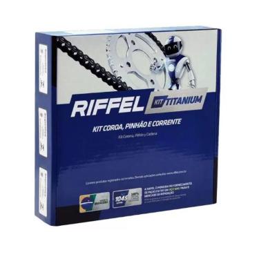 Imagem de Kit transmissão riffel bros nxr 160 xre 190  428x128 48x16, 428X128