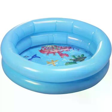 Imagem de Piscina Inflável para Bebês 40 Litros 70cm Azul - Bene Casa