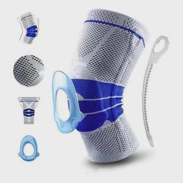 Imagem de Joelheira De Compressão Ortopédica Amortecedor De Silicone Tamanho GG 