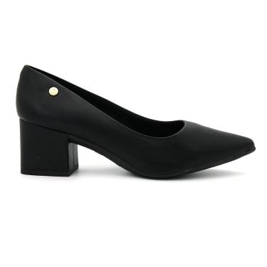 Imagem de Sapato Via Uno 318001 Scarpin Salto Grosso Alto Social Feminino, 38, P