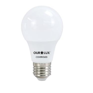Imagem de Ourolux Controled Sensor De Luminosidade 9W 6500K, Branca
