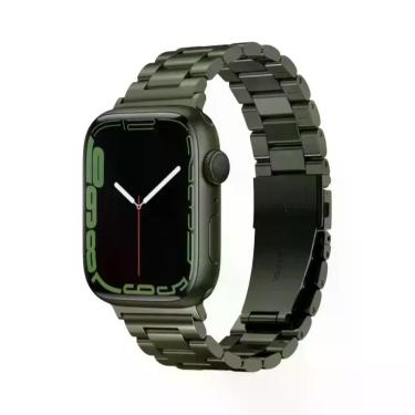 Imagem de Pulseira De Aço Inoxidável Para Apple Watch 45mm 49mm 41mm 40mm 44mm 4
