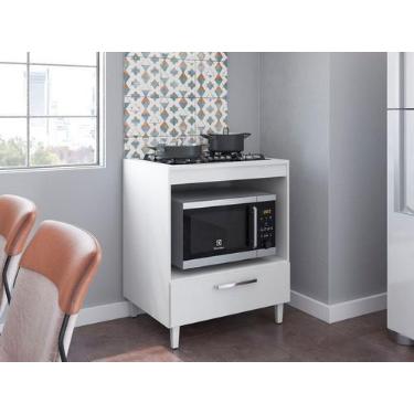 Imagem de Balcão Cooktop e Forno 04 Bocas Com Pé Jade - Móveis Paraná - Moveis P
