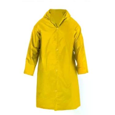 Imagem de Capa de Chuva Modelo Italiano com Capuz - Worker, G, Amarelo