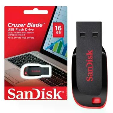 Imagem de Pen Drive 16GB Sandisk Z50 Cruzer Blade