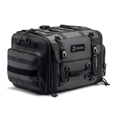 Imagem de Bolsa Traseira para Moto RIDEIRON Expansível 40L-60L Impermeável