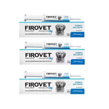 Imagem de Firovet Pasta Oral - Anti-inflamatório P/ Cães 35g - 3 Un - BOTUPHARMA