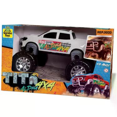 Imagem de Carrinho Pick Up Titã Alpha Monster Truck - Samba Toys, Colorido, Mons