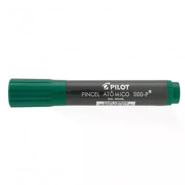 Imagem de Pincel Atômico Pilot 1100-P Ponta Chanfrada de Feltro Resistente para Marcar Escrever e Desenhar 1 Unidade Verde Escuro