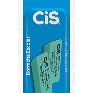 Imagem de CiS Borracha Escolar - 47.7402 - Verde - pacote de 2 unidades