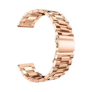 Imagem de Pulseira de Metal 20mm para Samsung Galaxy Watch 6/5/4 - Aço Inoxidáve