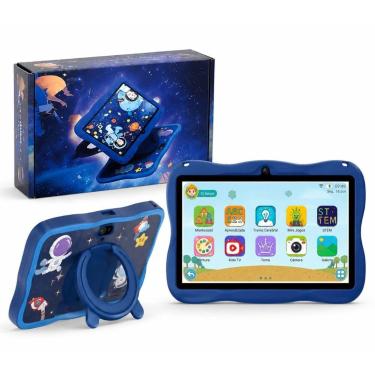 Imagem de Tablet Infantil Android 13 7 Pol 128GB Bluetooth WiFi - BRUP, 128GB, A