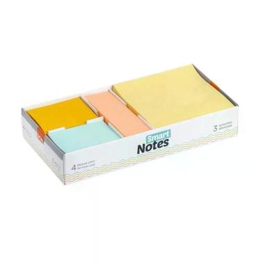 Imagem de Bloco Adesivo Smart Notes Com 4 Blocos De 80 Folhas Brw Box Enjoy