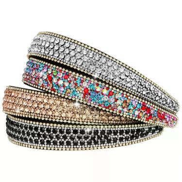 Imagem de Bandanas Wecoe Rhinestone Fashion Glitter Diamond, pacote com 4