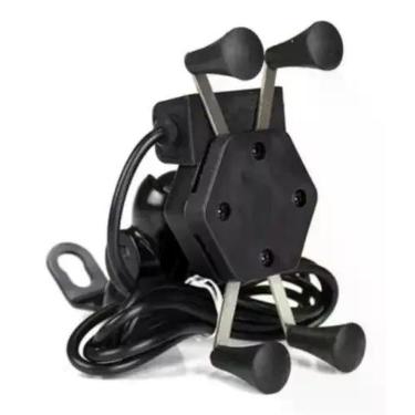 Imagem de Suporte Gps Aranha C/carregador Moto C-020 - Ltomex